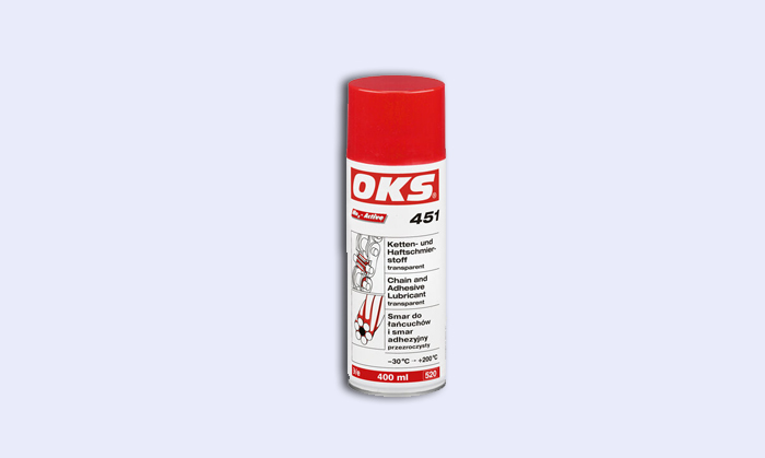 OKS 451 Chain Lubricant, Transparent, Spray